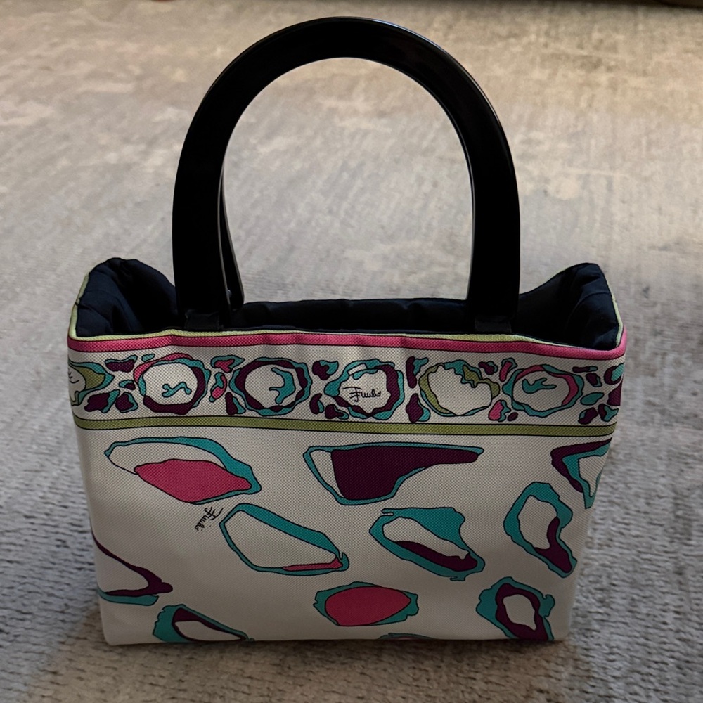 Stylish Women's Tote Bag with Artistic Design